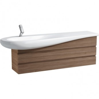 Тумба с раковиной LAUFEN IL BAGNO ALESSI ONE цвет орех Тумба с раковиной LAUFEN IL BAGNO ALESSI ONE цвет орех
