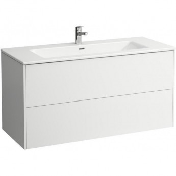 Тумба с раковиной LAUFEN PRO S 120 белый глянцевый